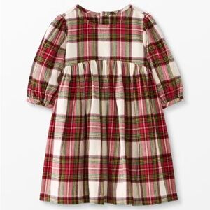 Hanna Andersson Kids Print Flannel Dress - Size 6-7